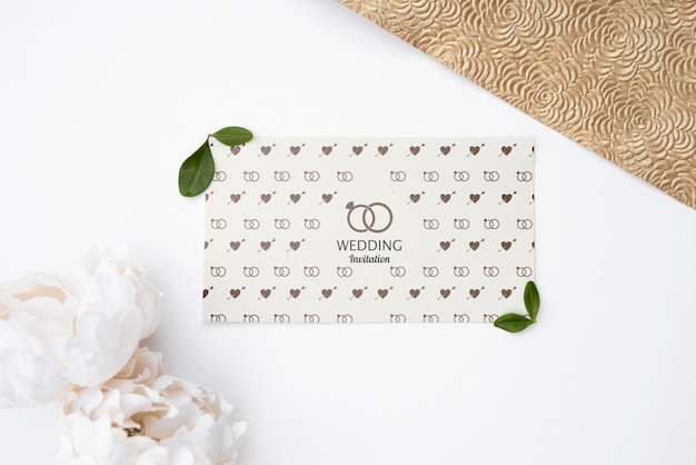 Cute wedding invitation card