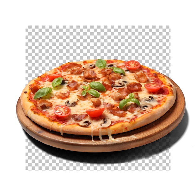 Cutout Pizza on board