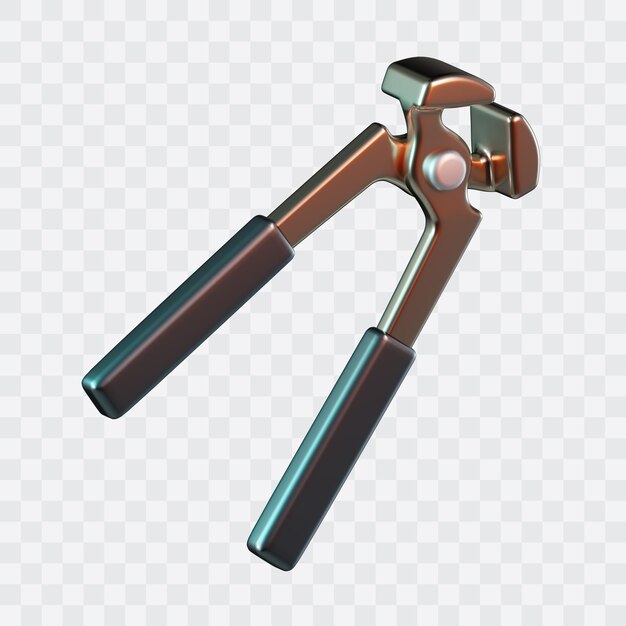 cutting pliers 3d icon