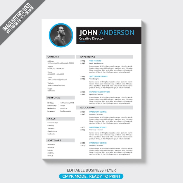 Cv mockup