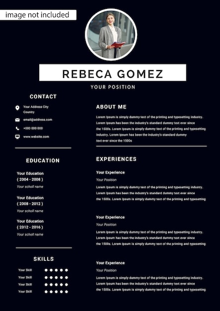 CV Template Design 19