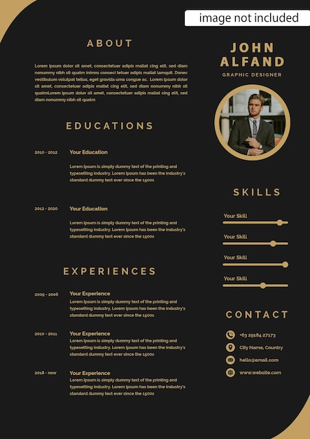 CV Template Design 1