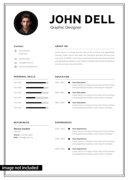 PSD cv template design 39