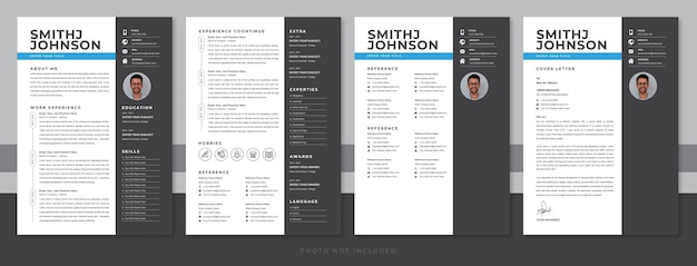 PSD cv template