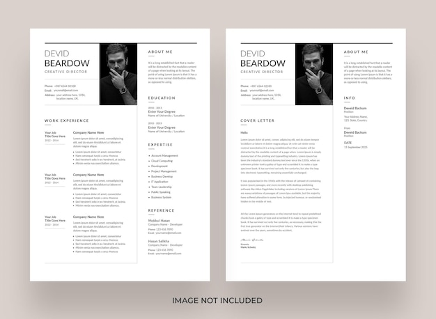 CV z szablonem projektu listu motywacyjnego