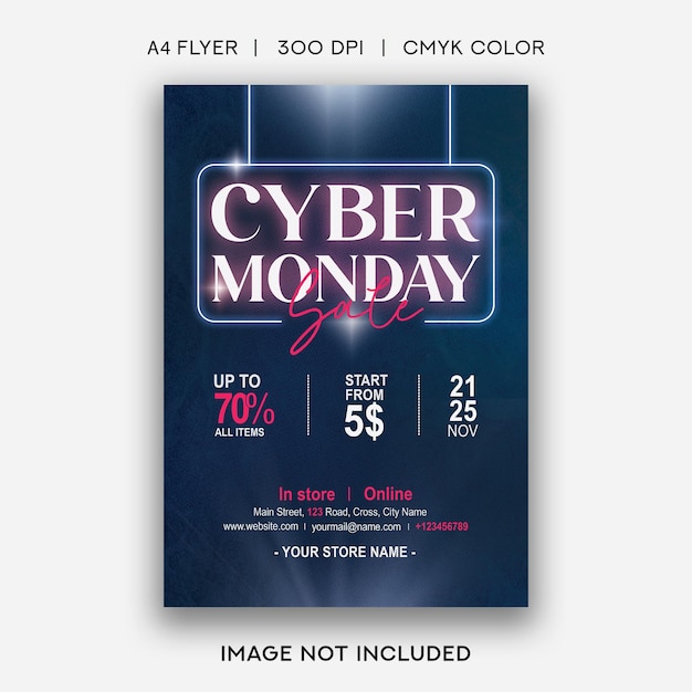 Cyber Monday Flyer Template