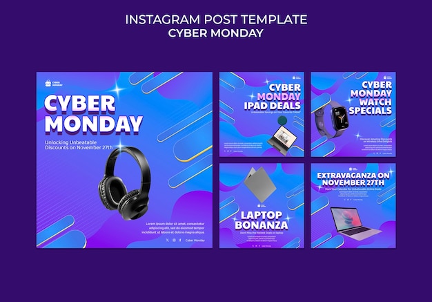 Post su Instagram del Cyber Monday