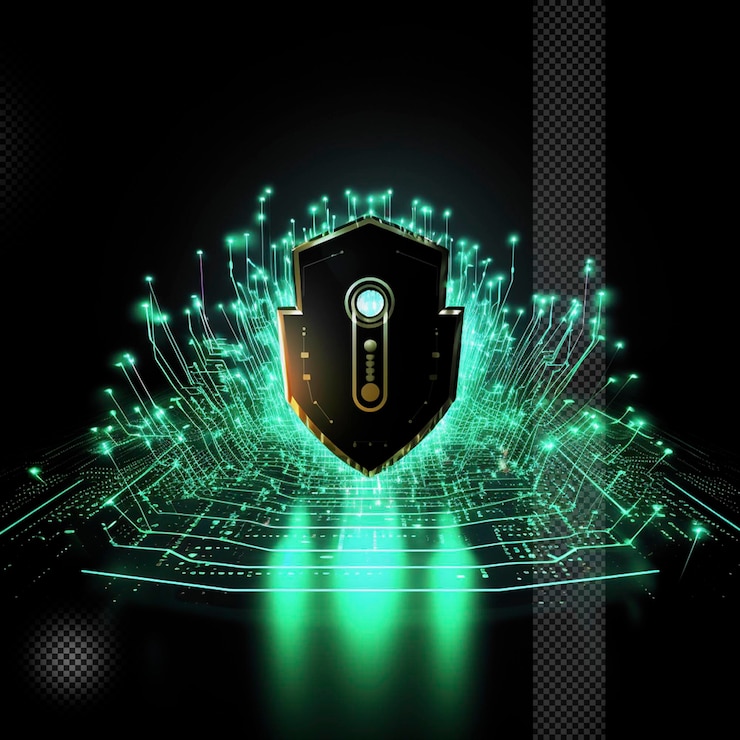 PSD cyber security transparent background