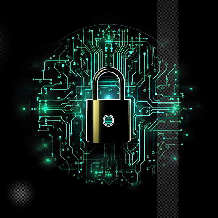 PSD cyber security transparent background
