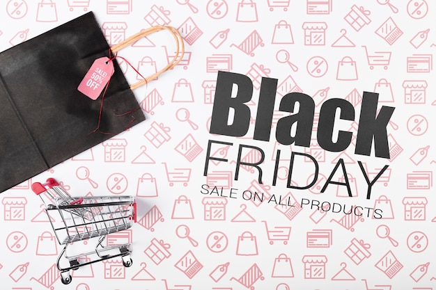 Cyber shoppings on black friday promotion