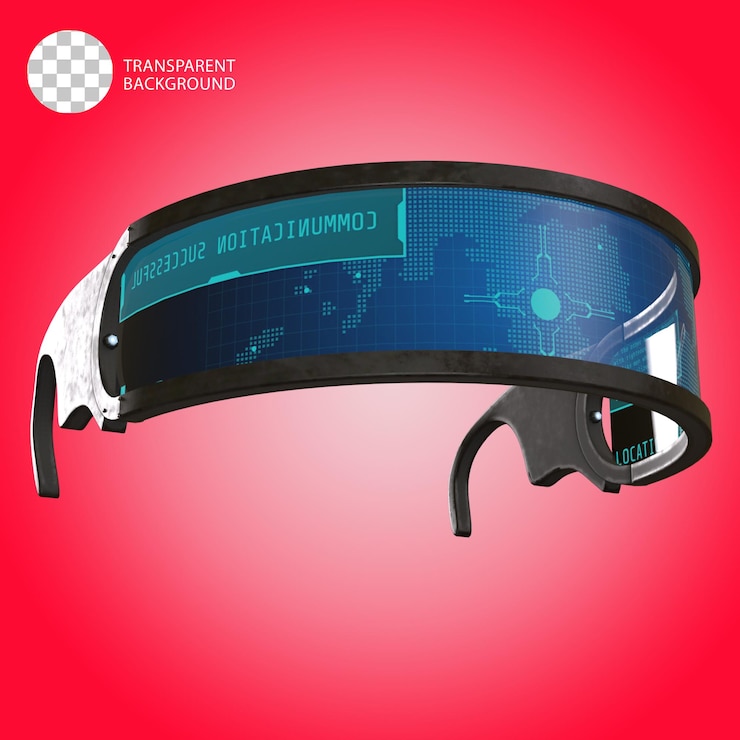 PSD футуристические изолированные 3d-иллюстрации.