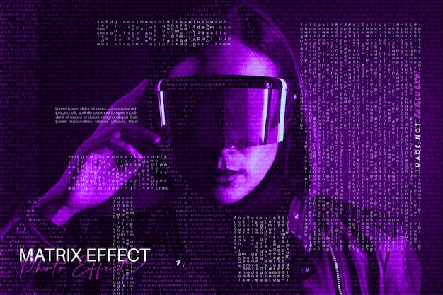 Cyberpunk Hologrammi Valokuvatehoste