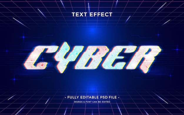 Effetto testo cyberpunk