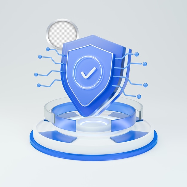 Cybersikkerhetsbeskyttelse Digitalt skjold