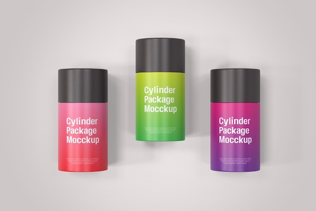 PSD cylinder mockup