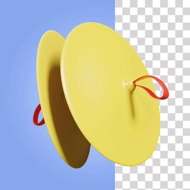 PSD cymbals 3d icon