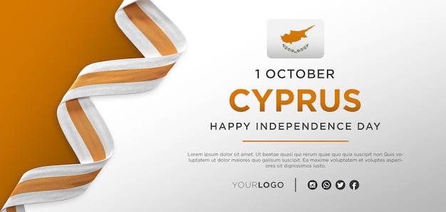 키프로스 국가 독립 기념일 축하 배너, 국가 기념일