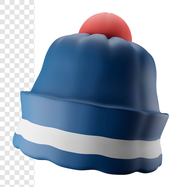 PSD czapka zimowa 3d