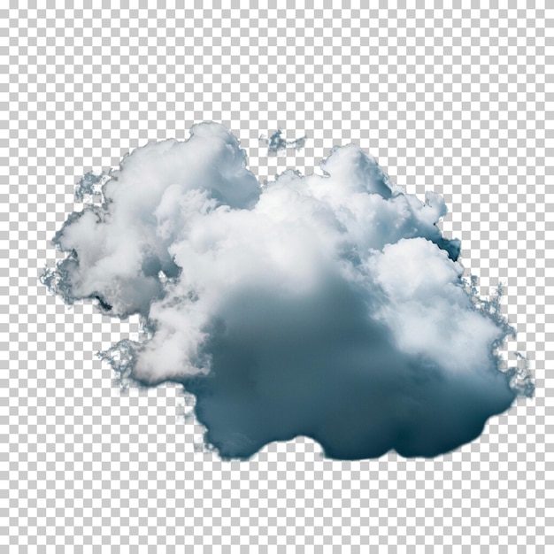 PSD czarno-biała plujowa chmura png izolowana na przezroczystym tle