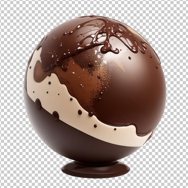 czekoladowy globus