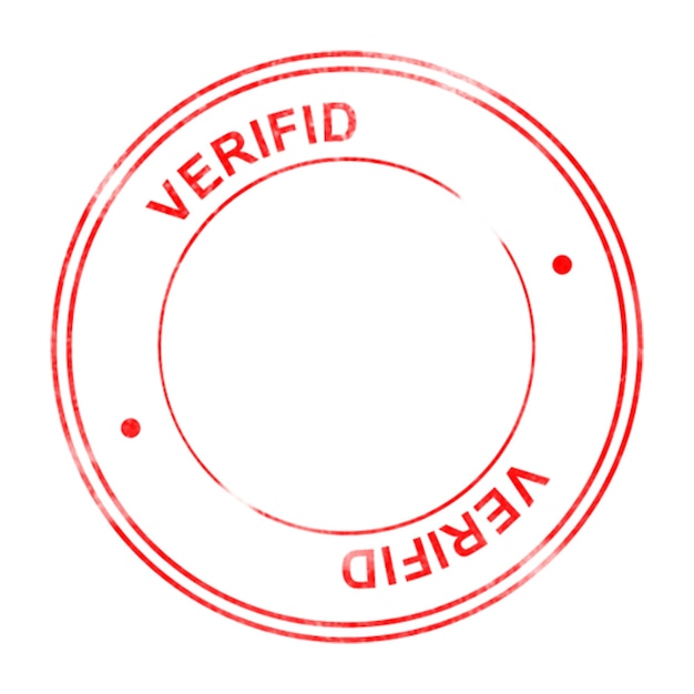 PSD czerwona pieczęć weryfikacyjna