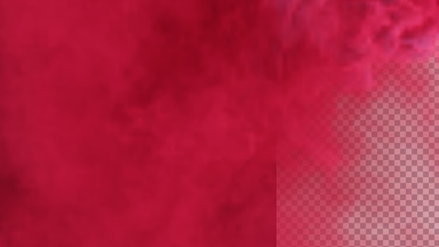 Czerwony Dym Tajemniczy Tekstury Na Czarnym Tle Renderowania 3d