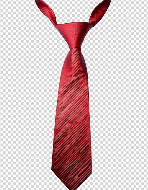 PSD czerwony krawat na przezroczystym tle