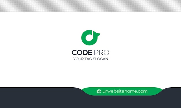 Czysta i profesjonalna wizytówka dla Code Pro