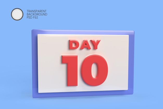 dag 10 tekstkalender banner 3d