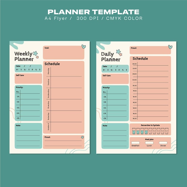 Dagelijkse amp Weekly Planner