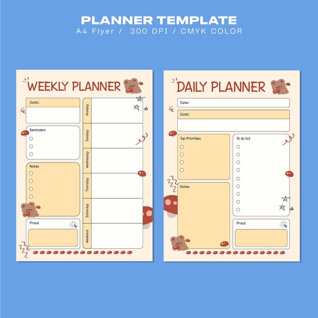 Dagelijkse amp Weekly Planner
