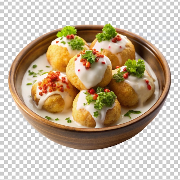 PSD dahi vada on transparent background