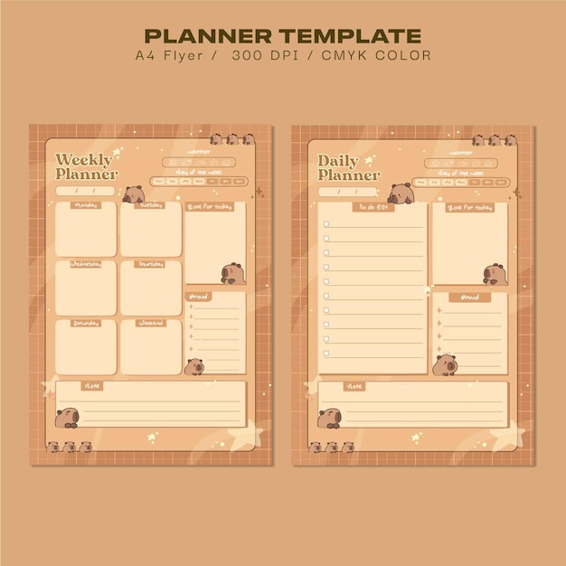 daily amp weekly planner