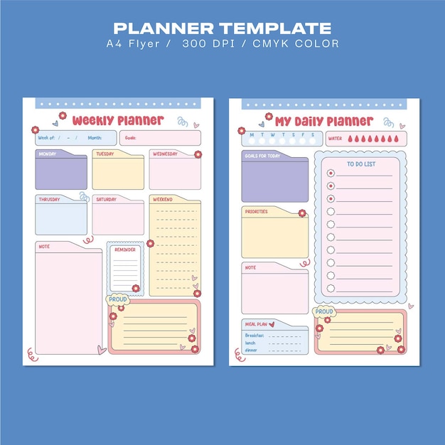 daily amp weekly planner