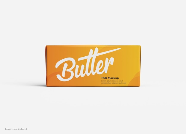 Dairy butter bar folie wrap mockup