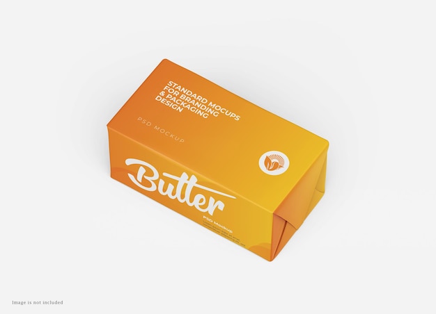 Dairy butter bar folie wrap mockup