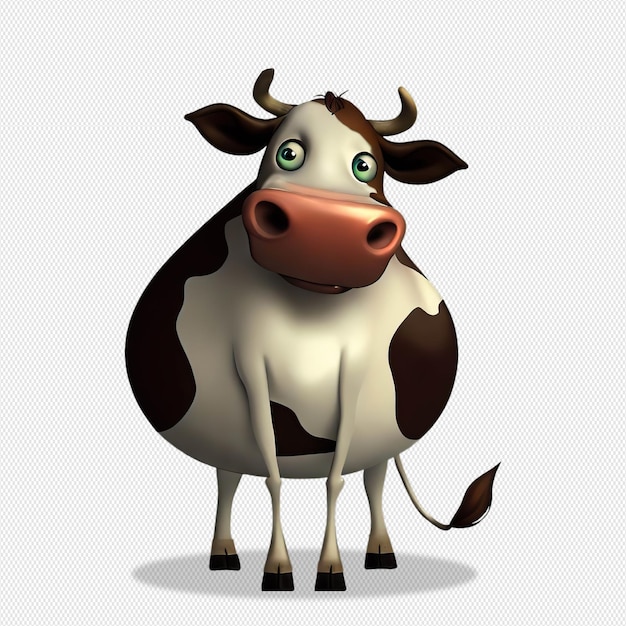 PSD dairy cow png