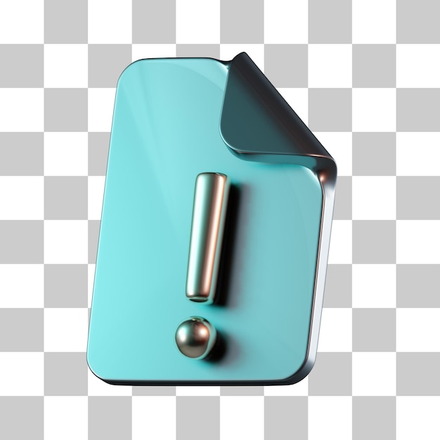 damage file document 3d icon