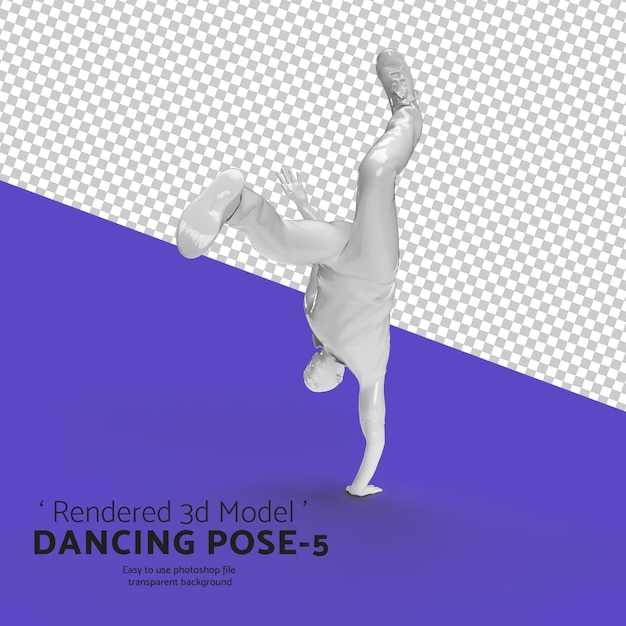 Dancing man pose