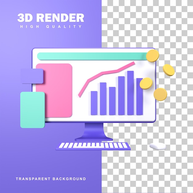 Dane zarządzania renderowaniem 3D i raporty sprzedaży