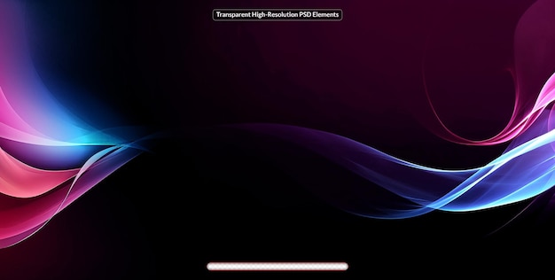 dark abstract background with a glowing abstract waves