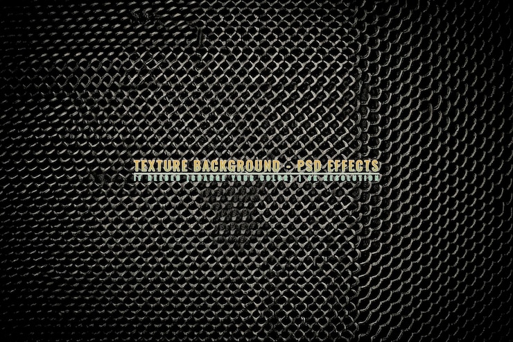 PSD dark abstract pattern on transparent background