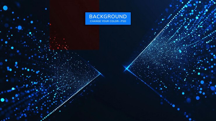 PSD dark blue geometric background with gold