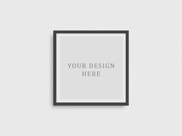 Dark frame concept mockup  for your photography