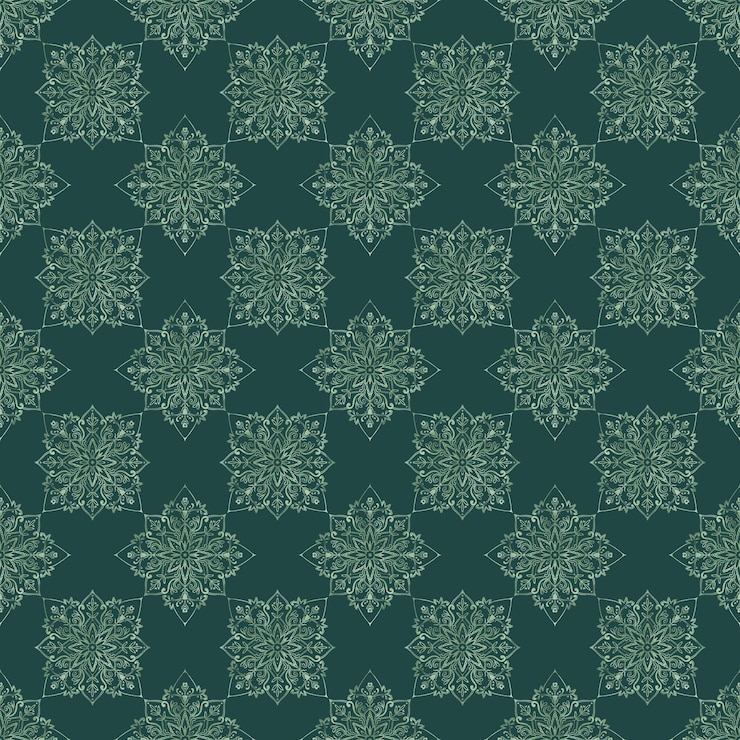 PSD dark green abstract pattern seamless print vintage watercolor texture textile wrapping paper fabric