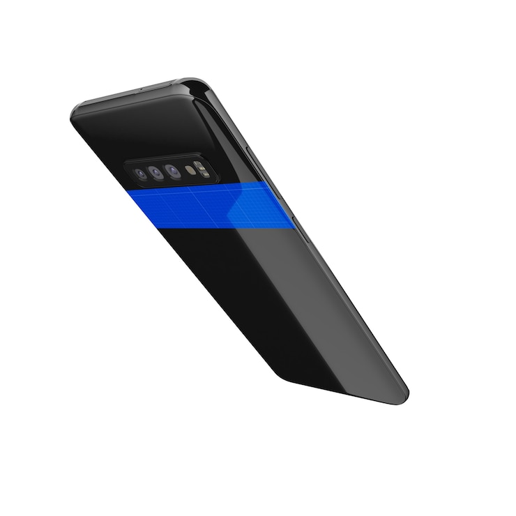 PSD dark mobile mockup