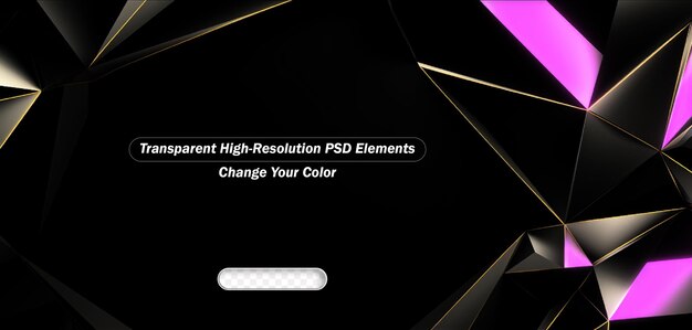 PSD dark pink vector polygonal transparent background a vague abstract illustration with gradient