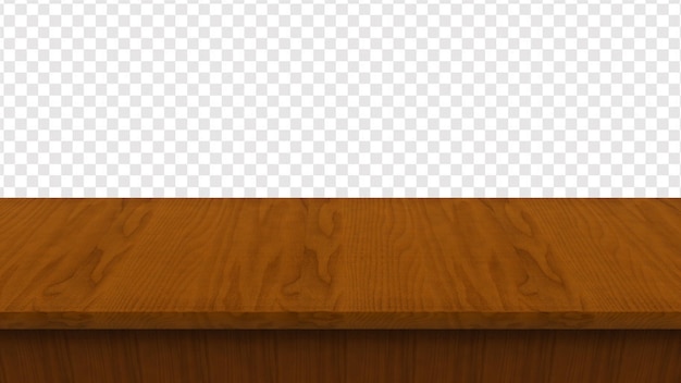 PSD dark wood table