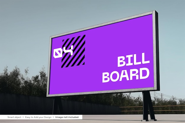 Darmowa makieta billboardu