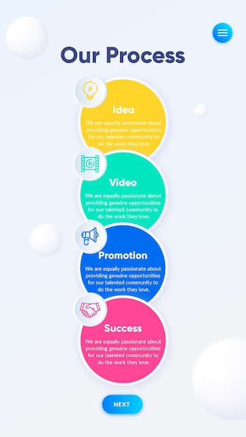Darmowe wektora profesjonalne kroki infografika